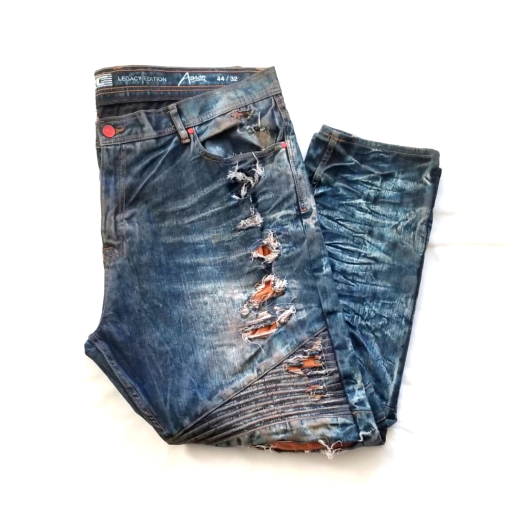 Jordan Craig Houston Legacy Distressed Moto Jeans